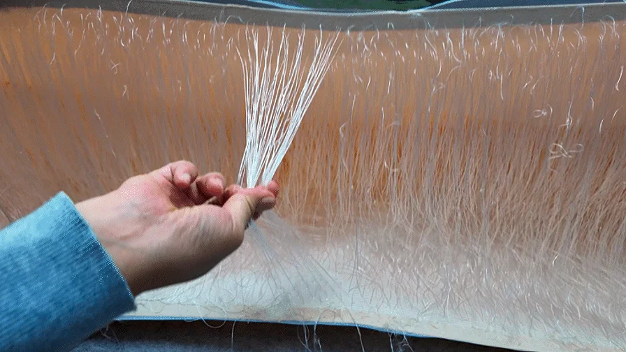 ドロップステッチ構造の繊維