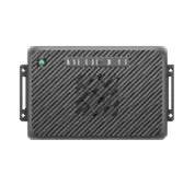 濃い灰色の長方形の電子機器