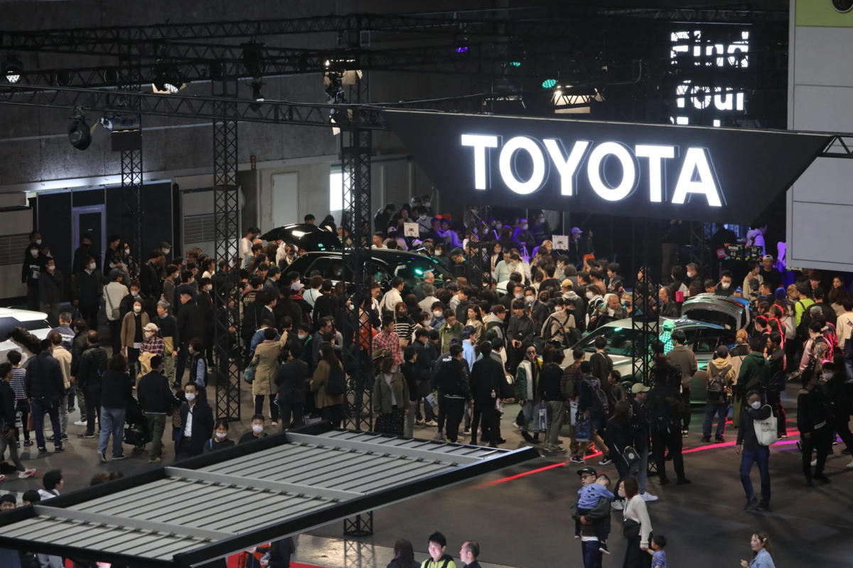 トヨタの展示の様子